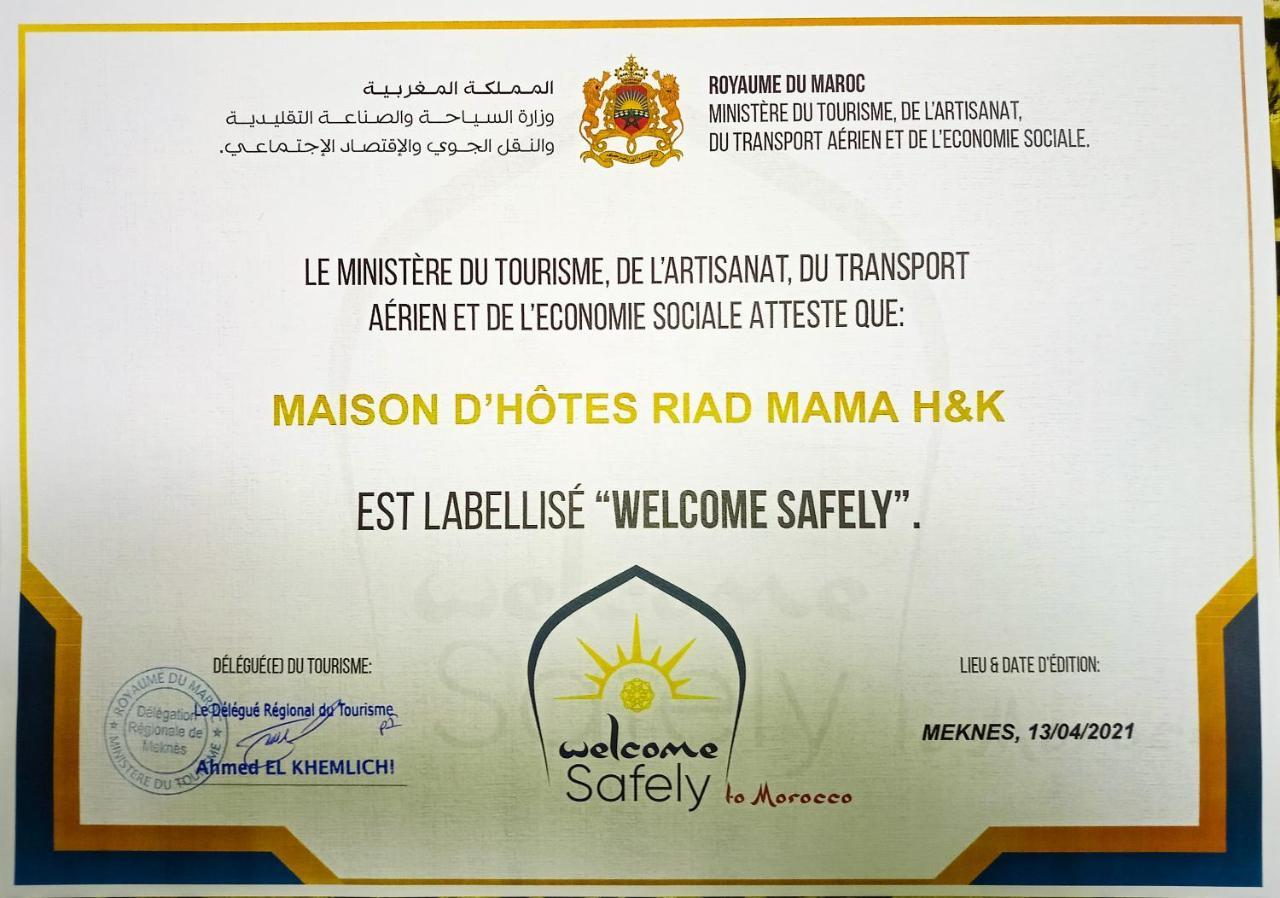 Riad Mama H&K Meknès Exterior foto